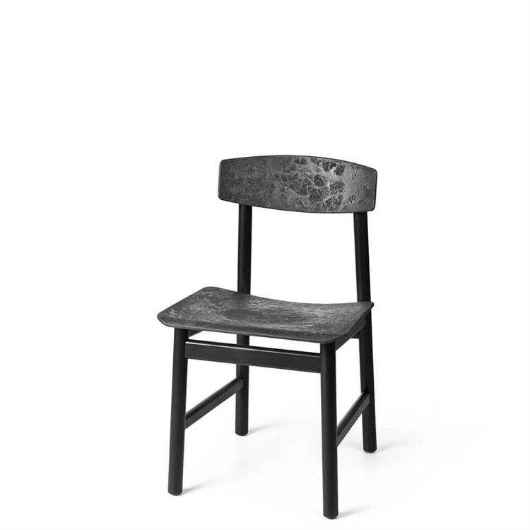 Mater Conscious Stol 3162 - Grå, bok Svart Painted Beech and Coffee Waste Svart