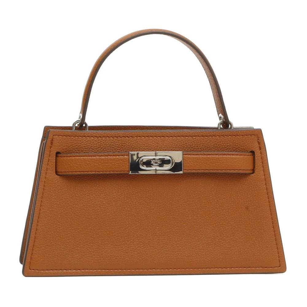 Tory Burch Mini Lee Radziwill Top-Handle Taske - Tasker - Dame - Brun - ONE SIZE - Læder
