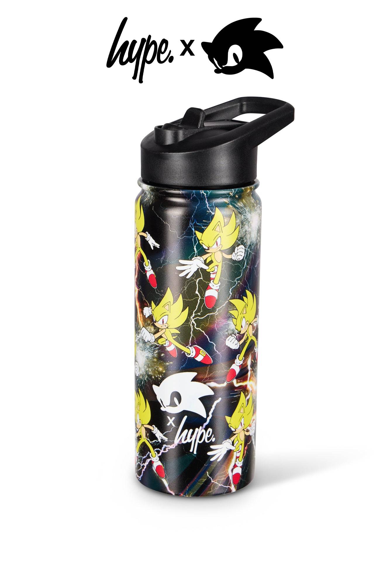 Hype x Sonic The Hedgehog™ Yellow Super Sonic Water Bottle - One Size / Yellow