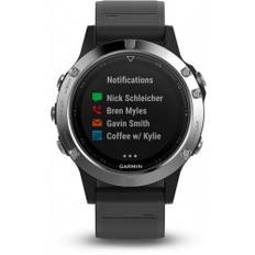 Garmin Fenix 5 (2017) | sølv | sort