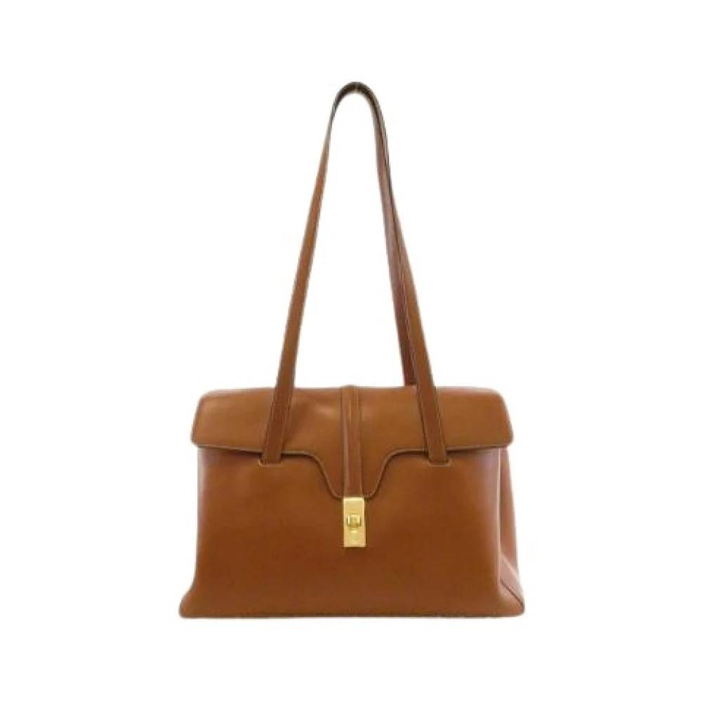 Celine Vintage - Pre-owned Medium Soft 16 Calf Shoulder Bag Vintage - Dam - ONE Size -
