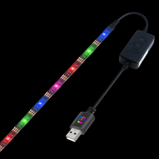 5M/16ft RGB Light Strip with Bluetooth and Remote Control