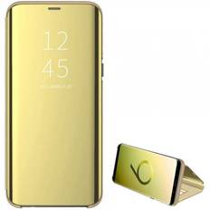 Clear view cover Galaxy S8 plus guld