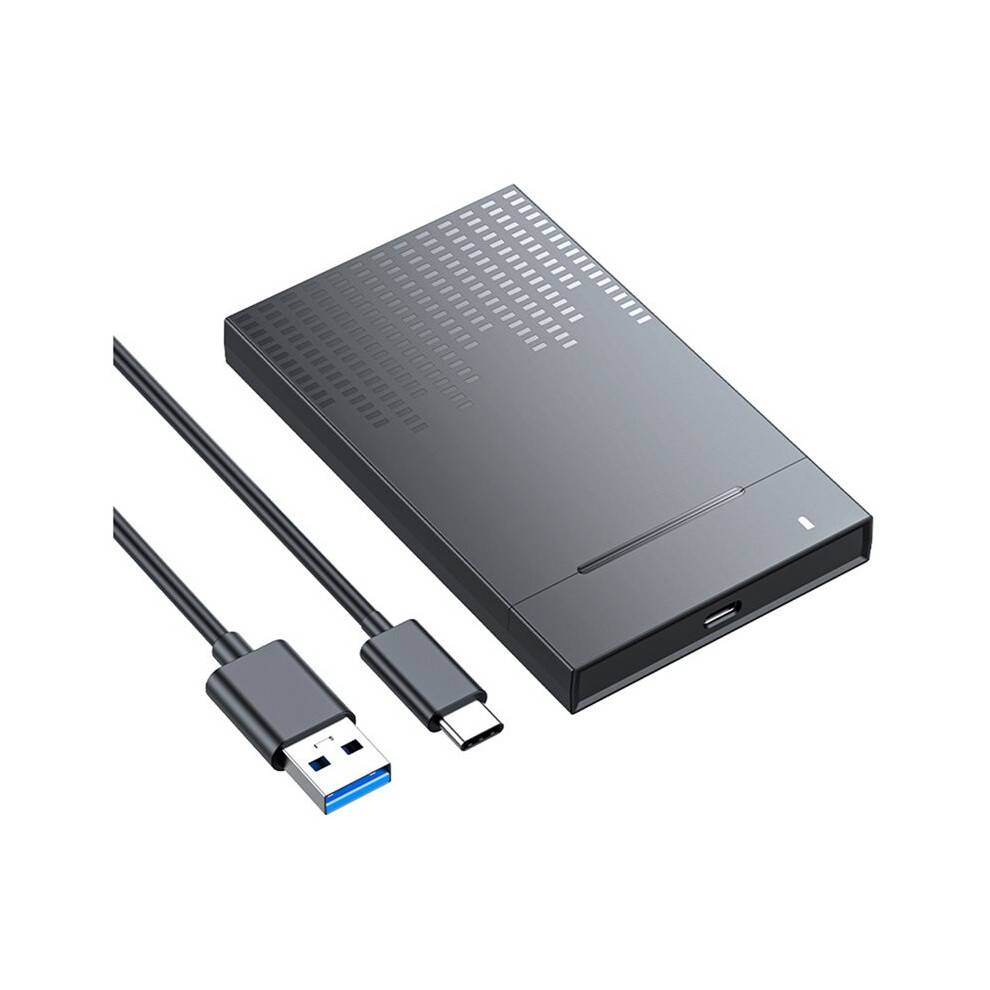 2.5Inch HDD Case to TypeC3.1 Adapter External Hard Drive Enclosure for 2.5Inch SSD Disk 6Gbps/S 6TB HDD Case