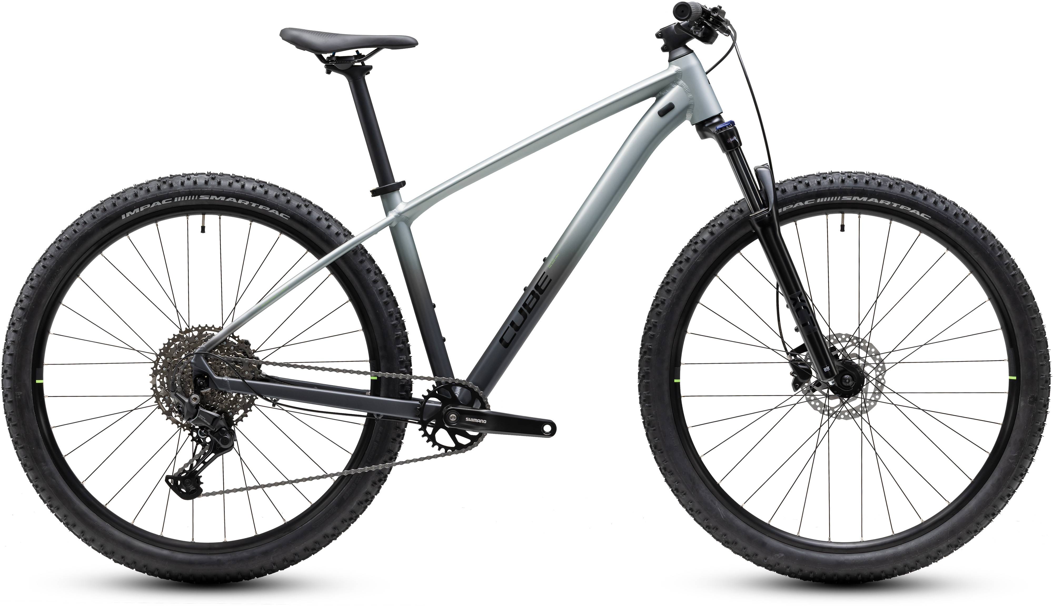 Cube Aim Pro Grey´n´Black - Xs - Mountainbike Dame - Grå.