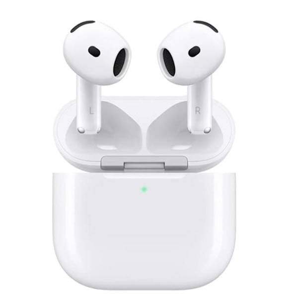 AirPods 4-kompatibla trådlösa hörlurar, Bluetooth-hörlurar med laddningsfodral, klart ljud, prisvärt alternativ Modell B