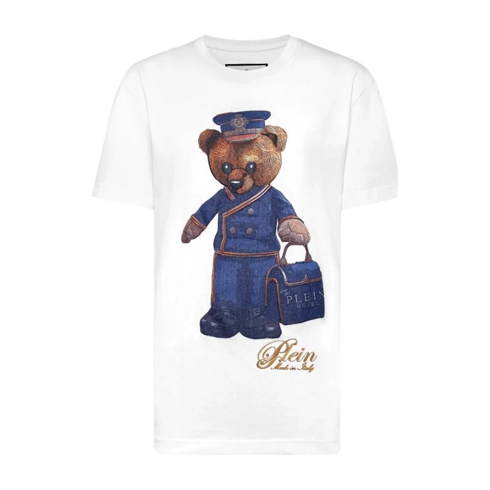Philipp Plein - Teddy Doorman T-Shirt Toppar - Dam - XS - Bomull