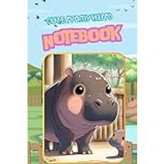 Cute Pygmy Hippo Composition Notebook & Year Planner : With beautiful Beautiful and Cute pictures 's cover (Type.2), Line Notebook and Year Planner for All age,120 pages | 6 X 9 inch