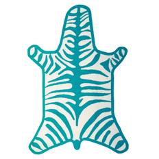 Zebra Flatweave Rug - Brown / 4' x 6'
