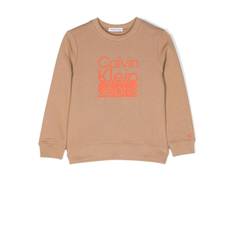 Calvin Klein Kids - tröja med logotyp - barn - bomull - 8 - Neutral