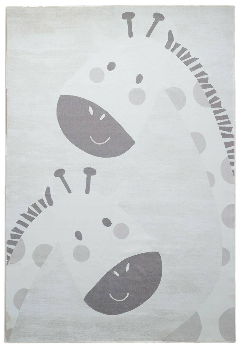 Zappy Giraffe Kräm 160x230 cm Barnmatta