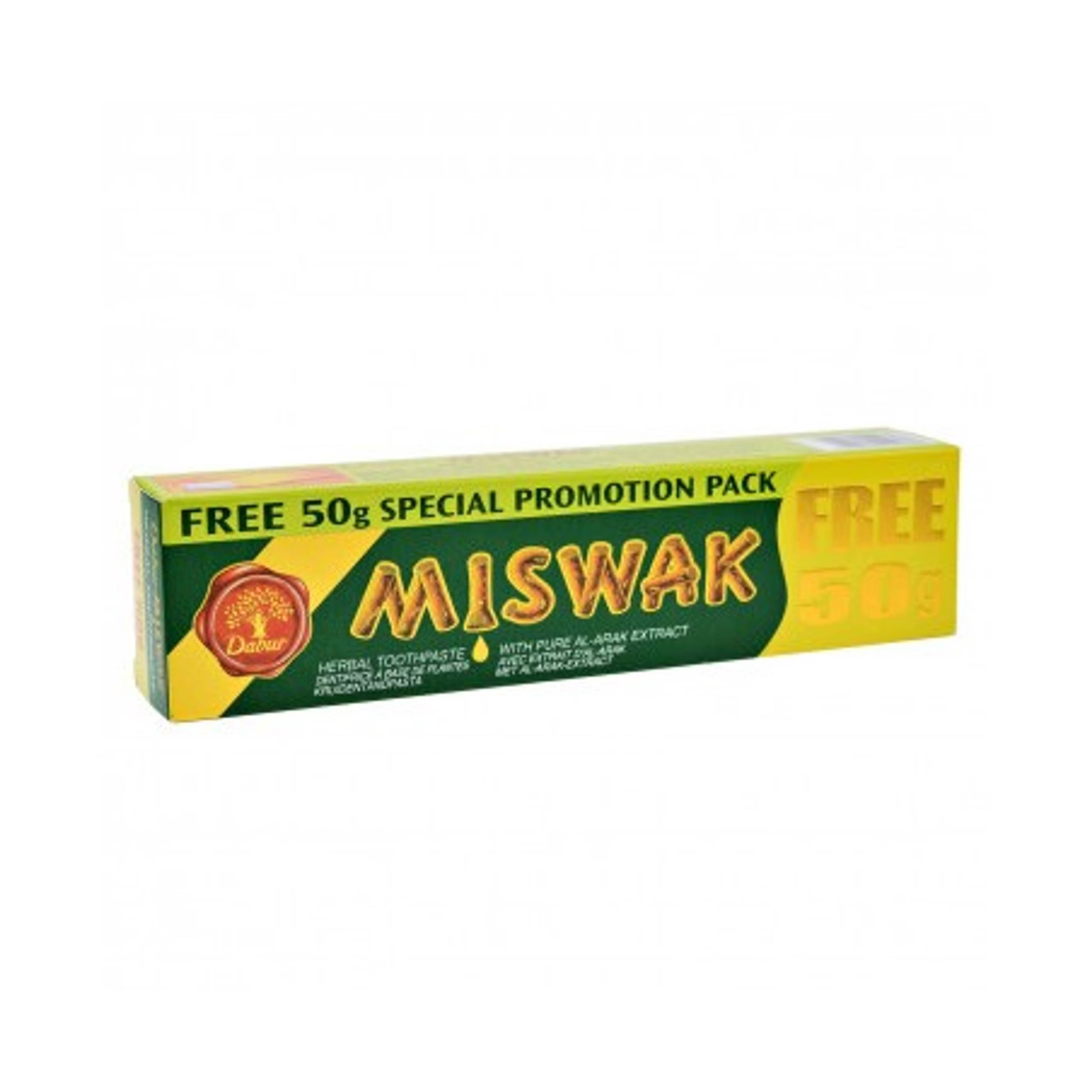 Miswak Dabur tandkräm utan fluor 100g