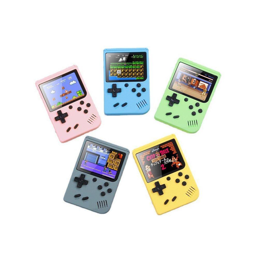 (Ljusblå) Gameboy Inbyggd 500 Klassiska Spel Retro Videospelskonsol