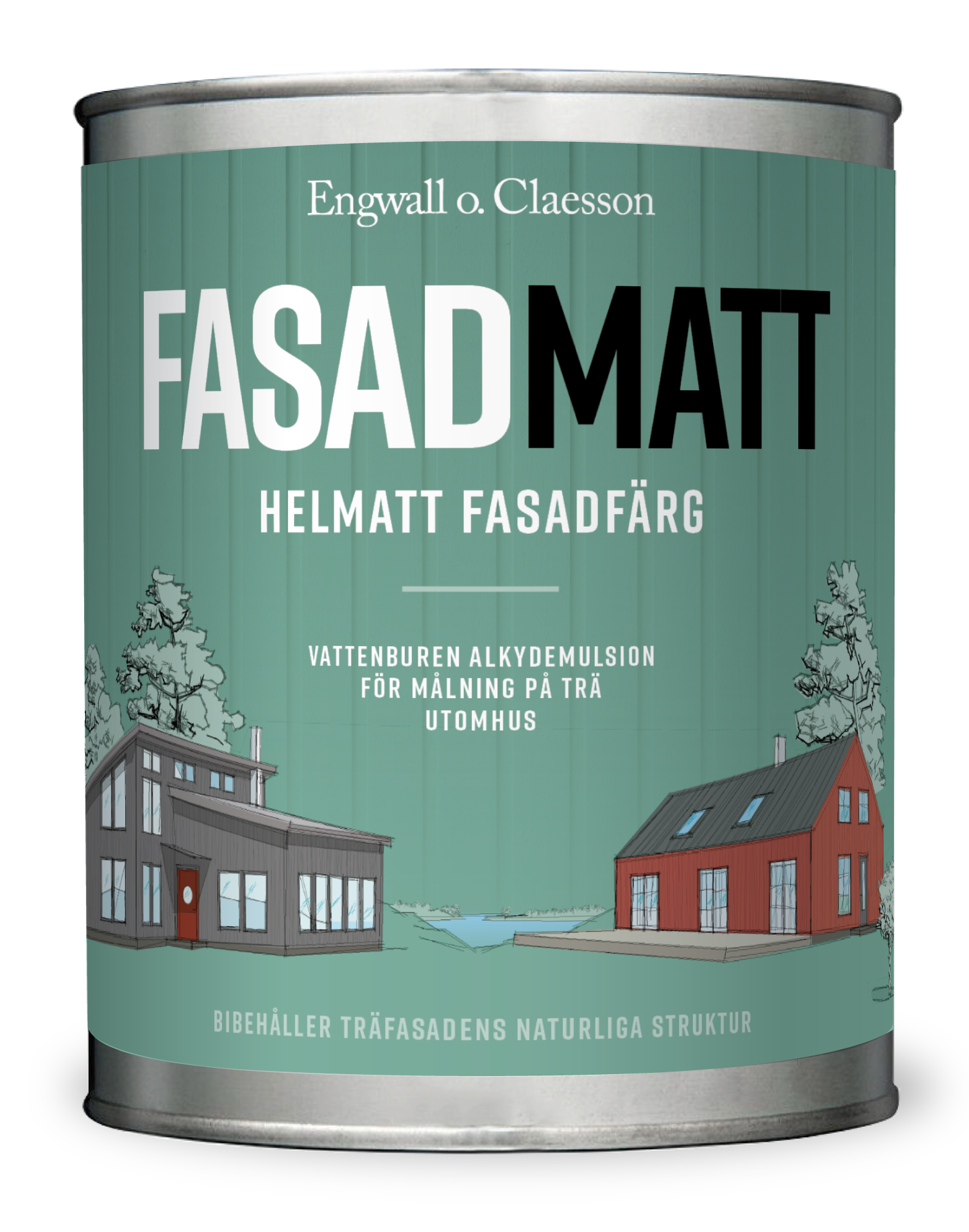 Lasol Fasadmatt 1 L 9072 Mörkgrå (1 L)