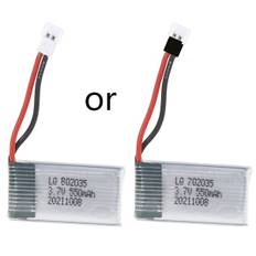 3,7V 550mAh 20C LiPo Batteri 802035/702035 Litiumbatteri för Hubsan X4 H107 H107L H107D MJXRC F47 DFD-F180 RC Drönare