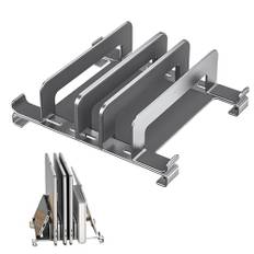 FGXY bärbar stativ Lap Desk, Vertikal bärbar stativ hållare, Justerbar stativ för bärbara datorer Dock, Magazine Rack, Lämplig för lagring av surfplattor, telefoner, tangentbord, böcker, e-post