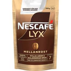 Nescafé Lyx Mellanrost Snabbkaffe Softpack 100g