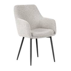 Nordic Home - Leslie Karmstol Cream Bouclé från Sleepo - Vit