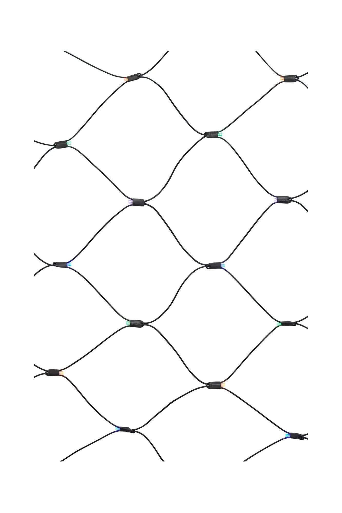 Chrissline Ljusnät Flerfärgad 1,7x2 m