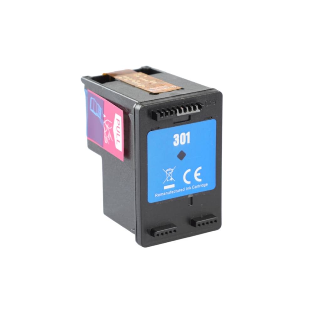 Bläckpatron, ersätter HP 301 svart CA-301-BK Ersätter HP CH561EE