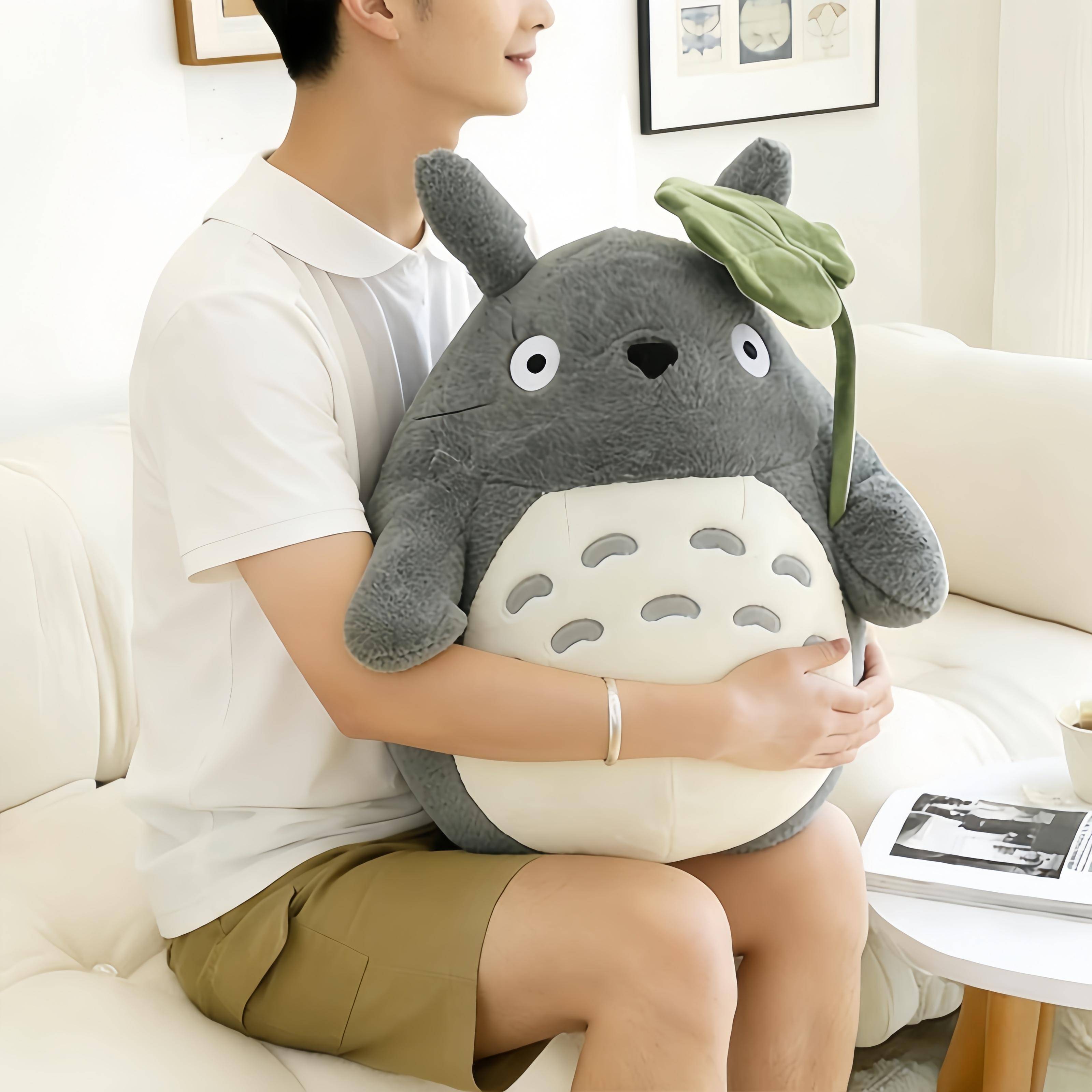 Bedårande Stora Totoro-gosedjur Lotusblad Totoro Gosedjur Totoro Gosedjursdocka Totoro Gosedjur Soffdekor Rumsinredning Gåvor