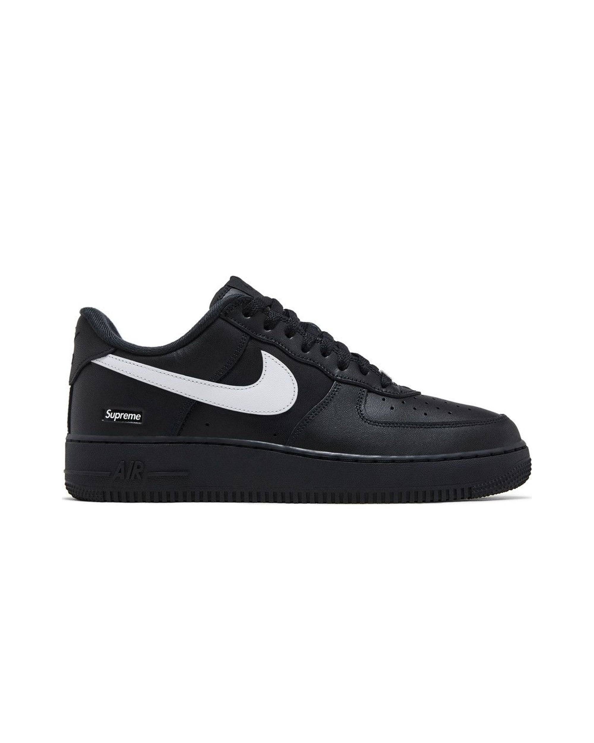 Nike Air Force 1 Low Supreme Black White - 46