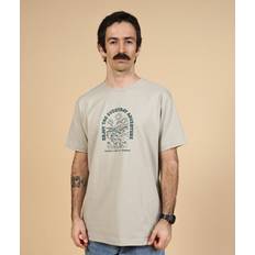 ELSK Backyard Men's Brushed Tshirt Herr Kortärmade Stl. S - Från Magasin - 412 Sand Stone (S)