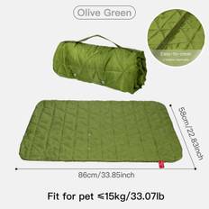 TEMU Supplies Large, Medium, And Small Pets Mat Car Cushion Sofa Pad Warm Dog Bed Cat Nest Foldable Storage Dog Mat
