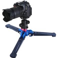 Manbily en -555 160cm/63 tums aluminium resa monopod stativ unipod stick, kb -0 ballhead , m2 bas för canon nikon sony dslr-kameror - A555 endast