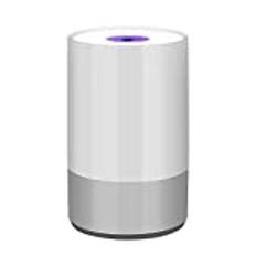 Luftfuktare 320 ml sval dimma luftfuktare luftfuktare tyst luftfuktare med nattlampa, USB skrivbord luftfuktare för hem baby sovrum kontor resor, grå