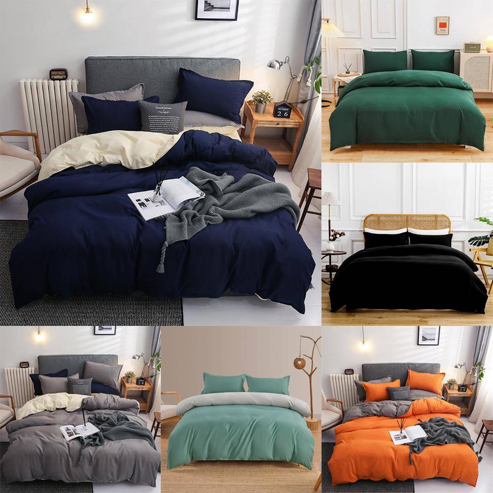 Påslakan Queen Size - Mjukt Förvättat Queen King Påslakanset, Påslakan med Dragkedja och Lakan och Örngott
