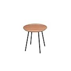 ABNMJKI Förvaringsställ Minimalist Small Apartment Living Room Balcony Simple Iron Small Round Table Outdoor Tea Table Sofa Side Table