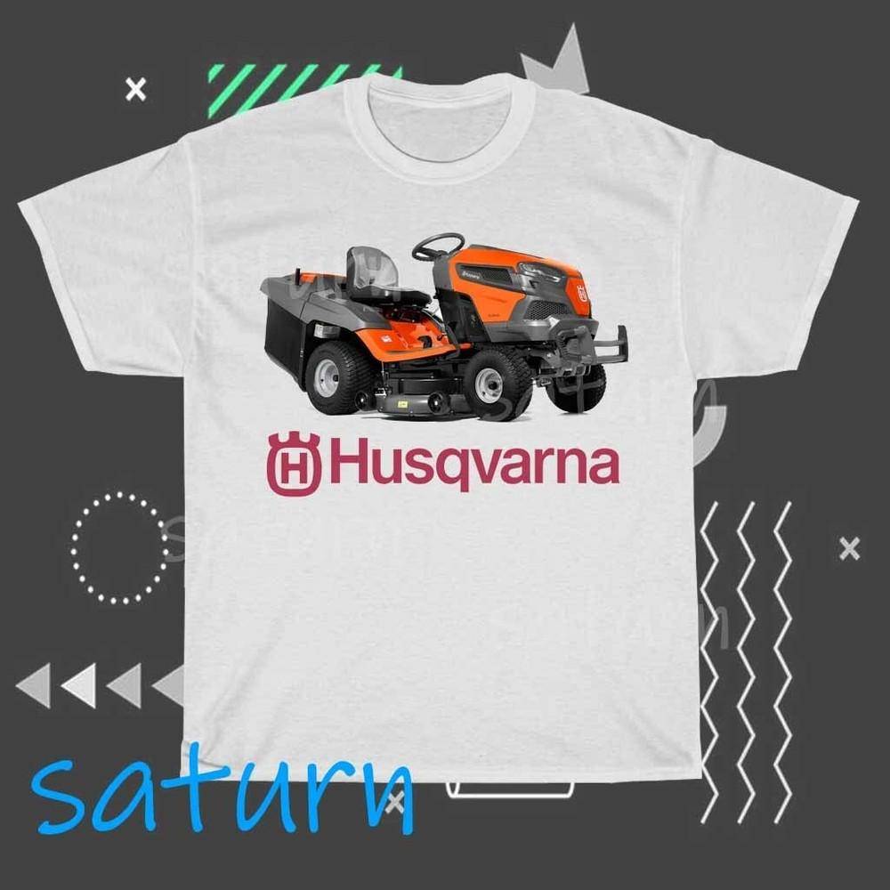 Husqvarna Traktor Logotyp T-shirt Rolig Storlek S till 5XL cm