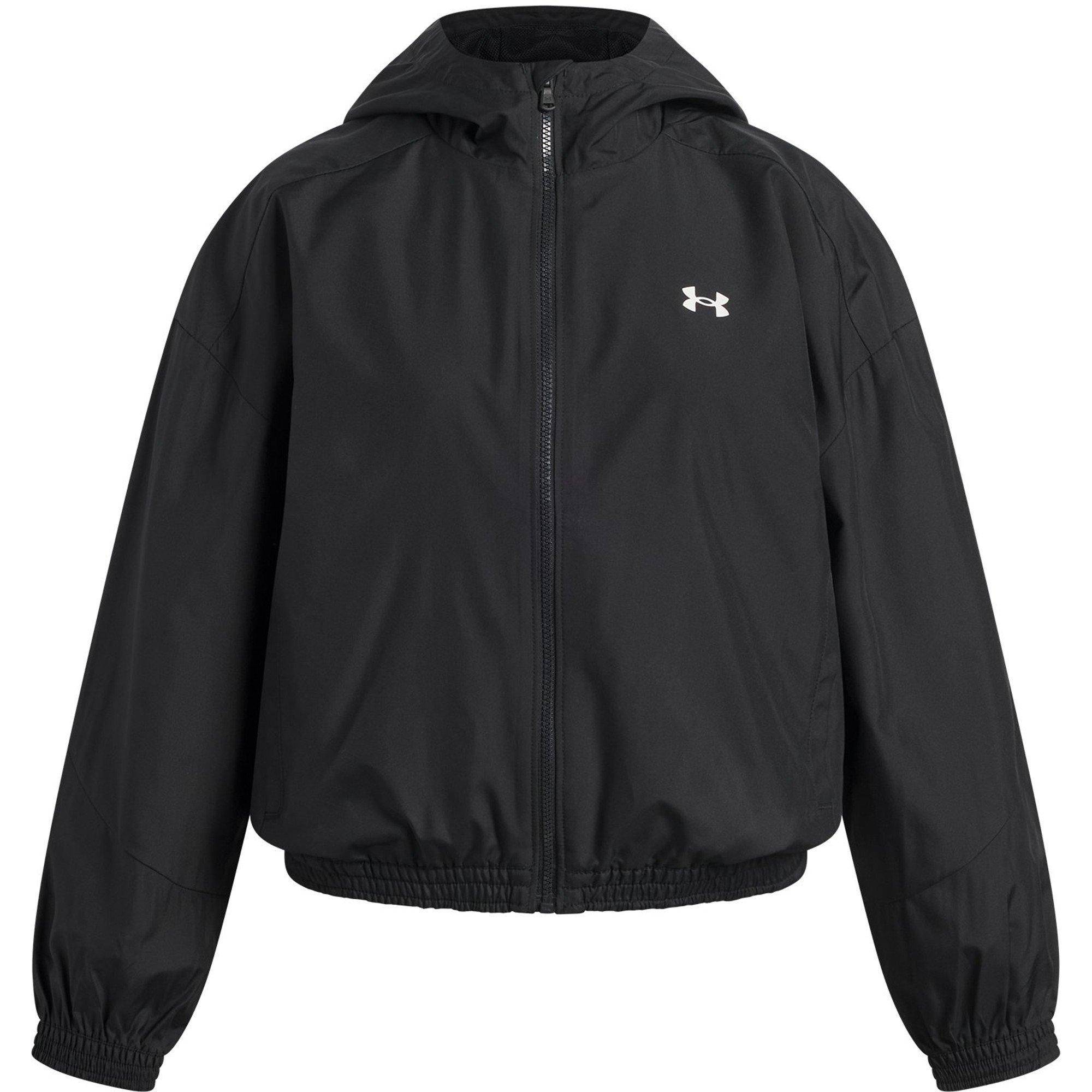 Under Armour Kids' Icon Woven Full Zip Fleece Top