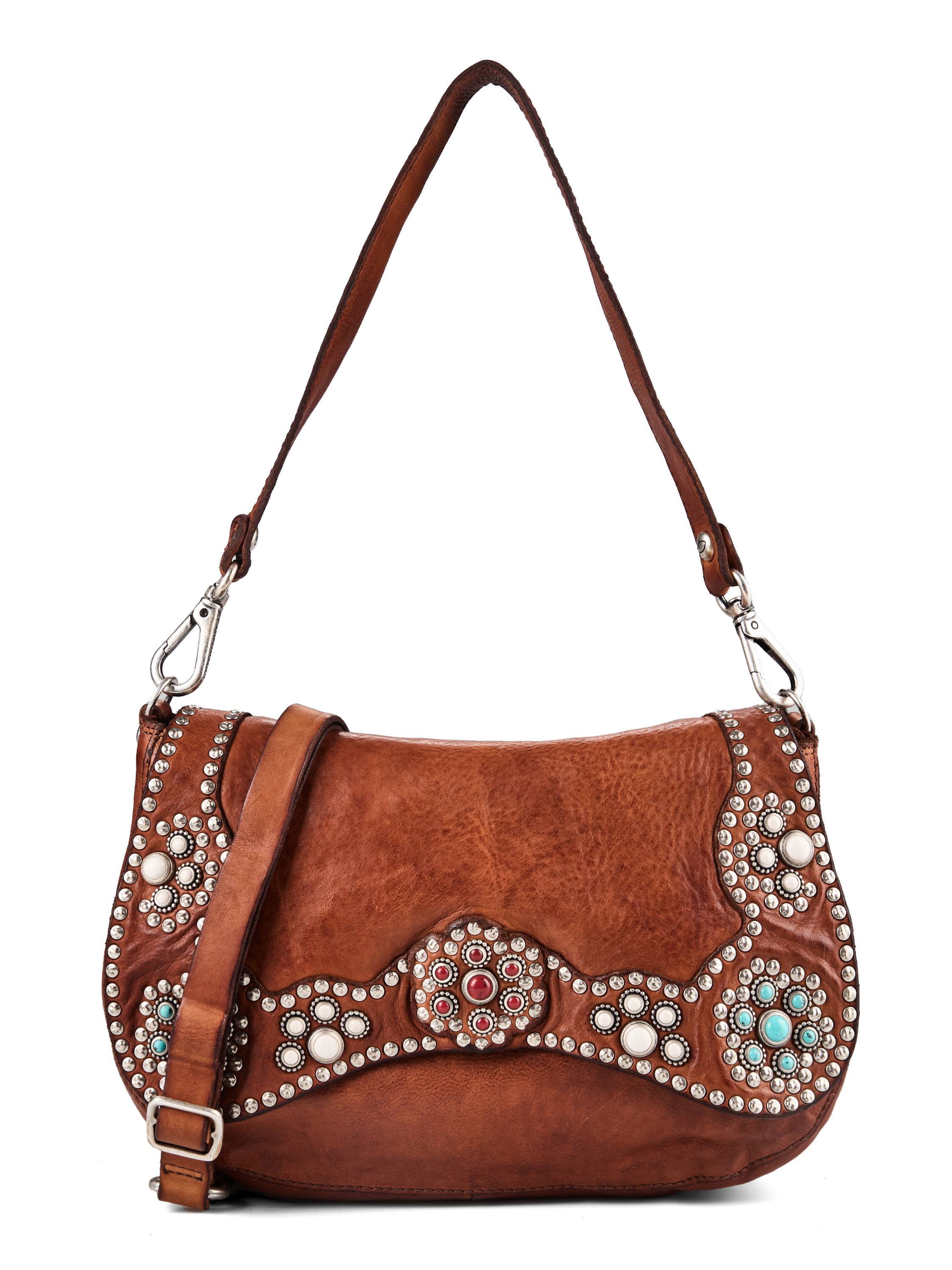 Campomaggi Adele Crossbody taske Læder 29 cm  Brun