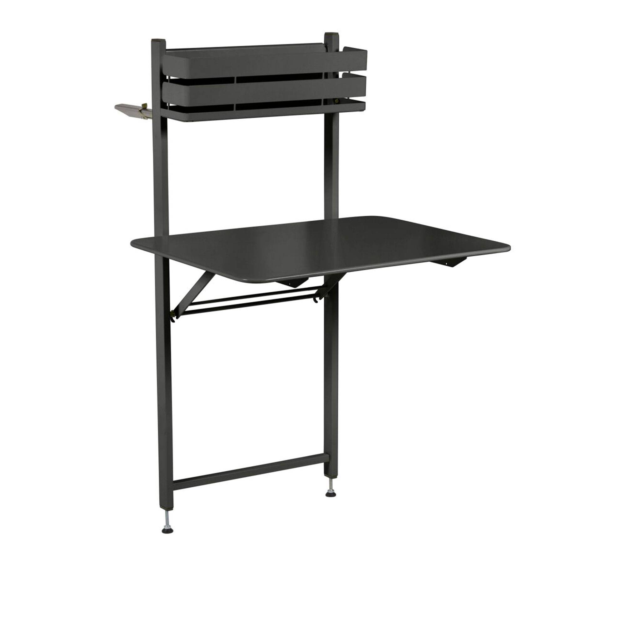 Fermob - Bistro Balcony Table 57x77 - Liquorice - Udendørs spiseborde - Sort - Metal