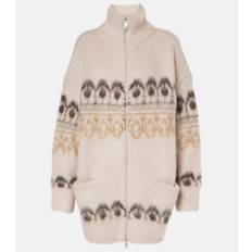 Marant Etoile Deloris wool and mohair-blend zip-up coat