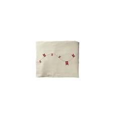Coated dug med Flag 140×360 Hør