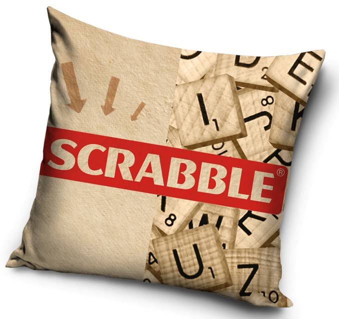 Scrabble örngott 40x40 cm