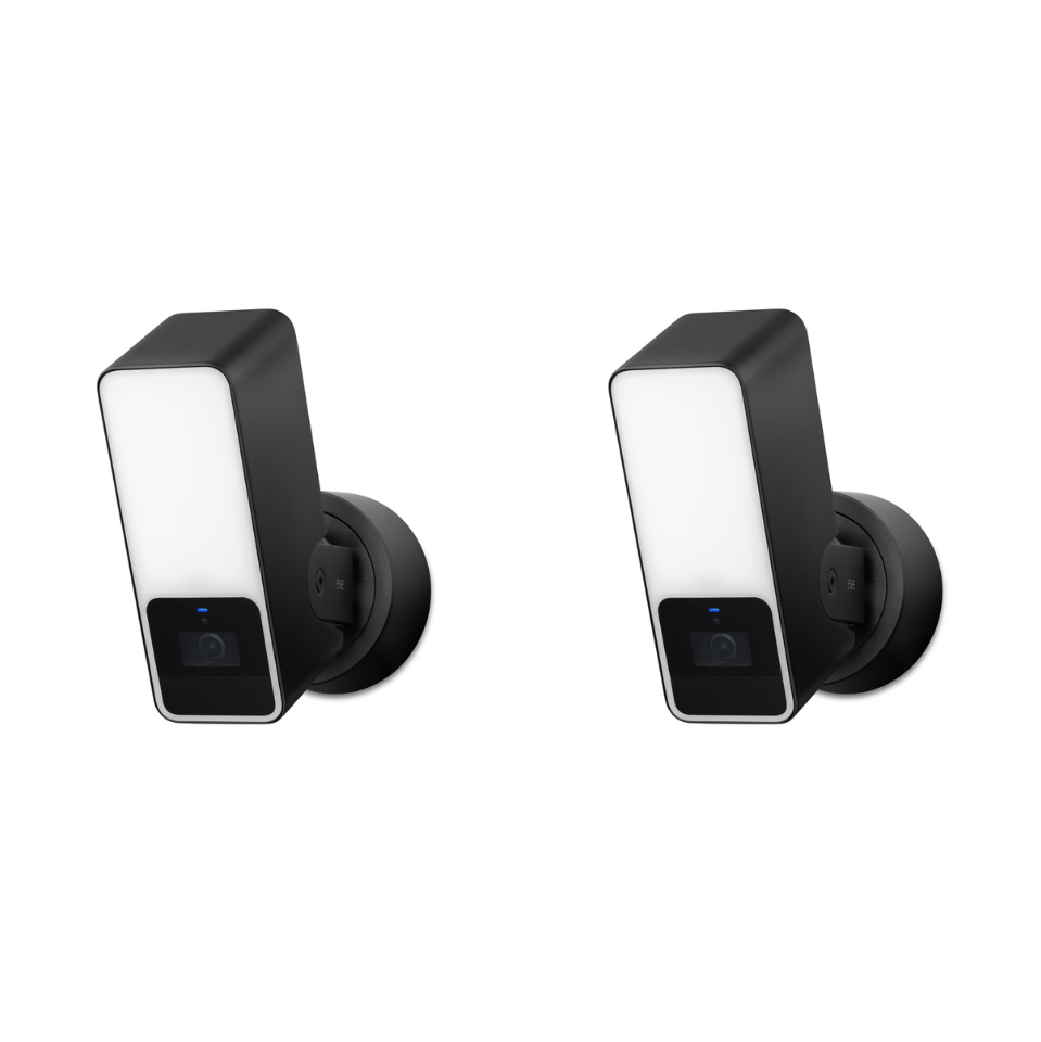 Eve - Outdoor Cam - Secure floodlight camera with Apple HomeKit Secure Video technology - 2 Pack