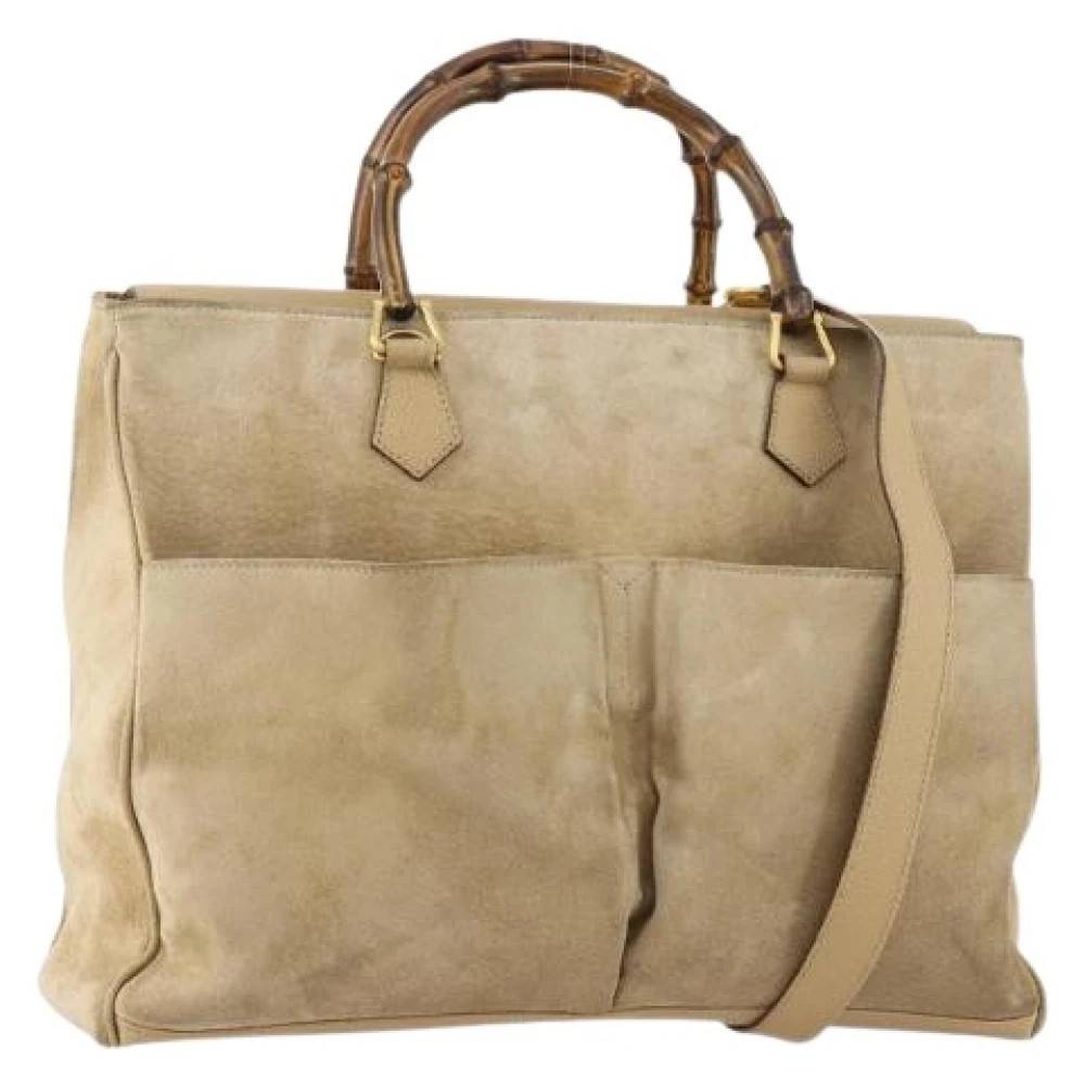 Gucci Vintage - Pre-owned Vintage Handväska i mocka Vintage - Dam - ONE Size - Mocka