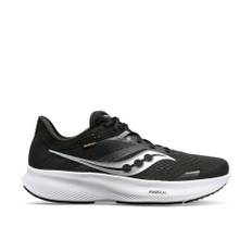 Saucony, Sko, Dame, Sort, 37 EU, Uld, Stilfulde Sort/Hvide Ride 16 Sneakers