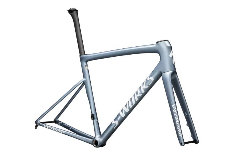 Specialized Ram, Tarmac SL8 S-Works, Gloss Glacial Metallic / Red To Gold Pearl / White