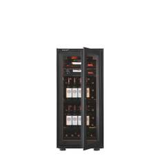 EuroCave Inspiration Medium - 58/59 flasker - 1 zone - Service Pack - Black//Full glass door