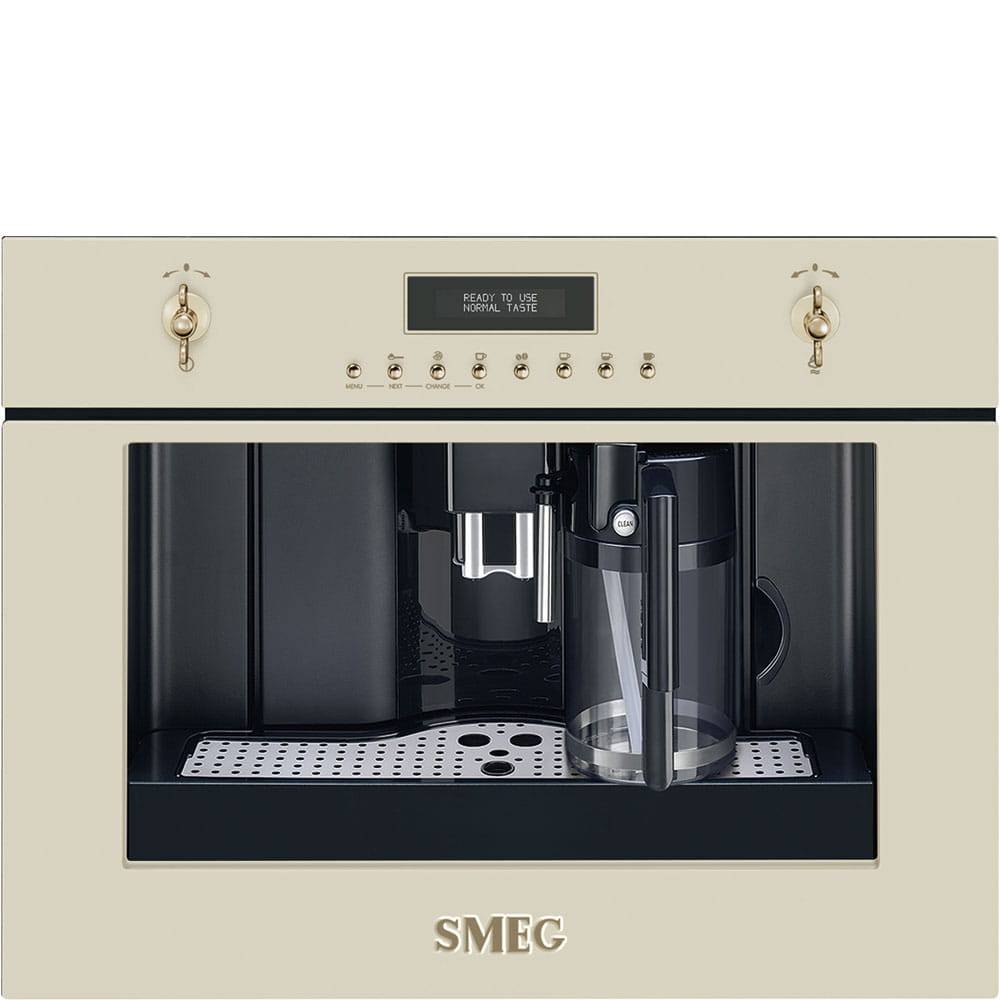 Kaffebryggare Coloniale Beige (mässing och guldknoppar)