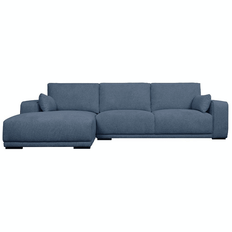 California sofa med chaiselong - Venstrevendt - Blå