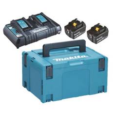 Makita Batteri & laddare Powerpack 2st 5 Ah BL1850B & lad