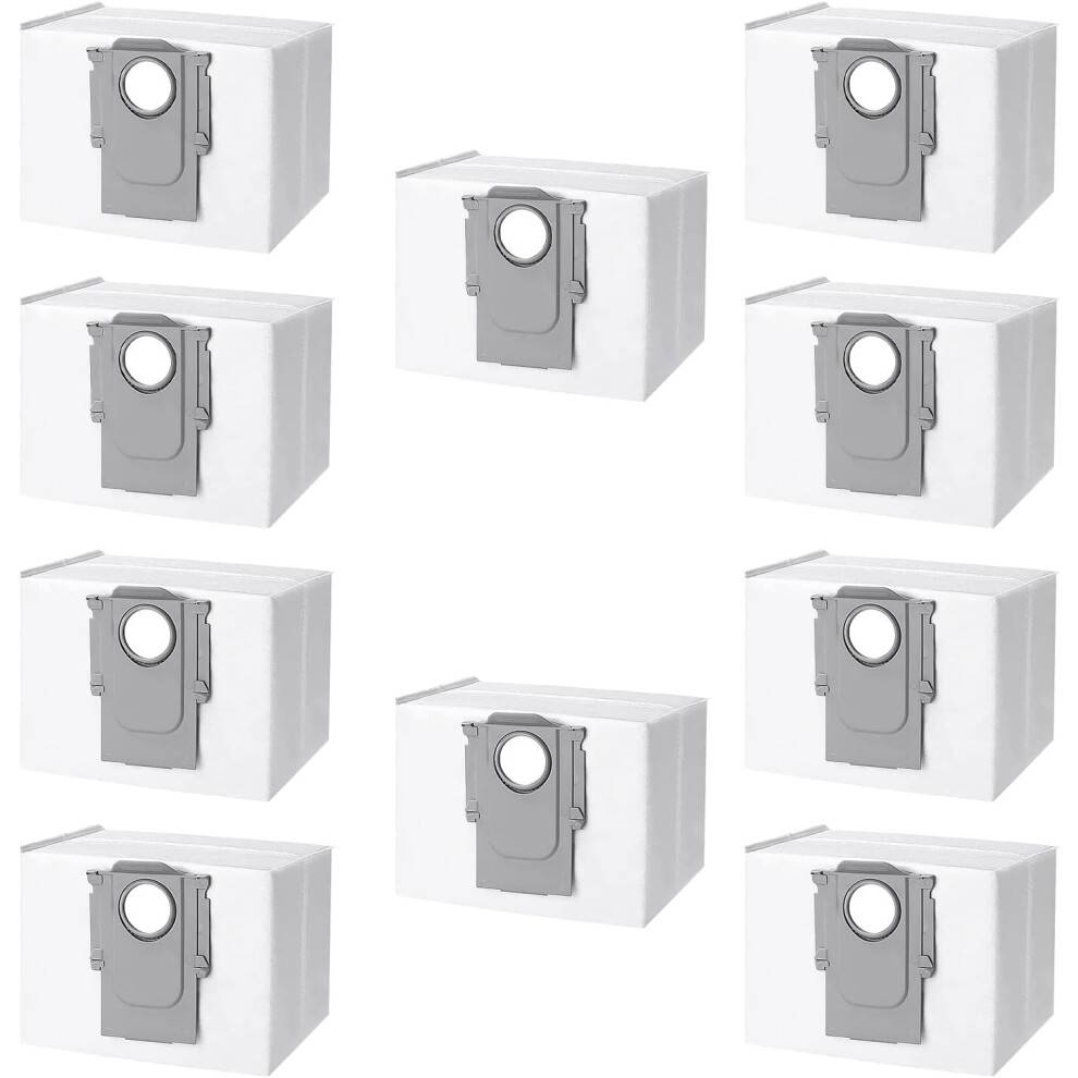 10 støvposer til Roborock S8+/S8 Pro Ultra S7 MaxV Ultra S7 Pro Ultra Q7+ Q7 Max Plus Q5+ T8 støvsugere med selvtømmende base, store udskift