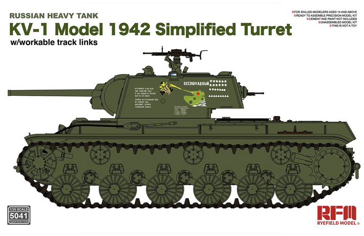 Russian Heavy Tank KV-1 Model 1942 Simplified Turret 1/35
