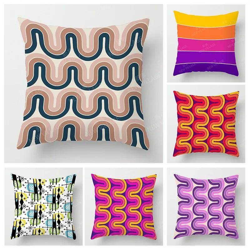 Nordisk höst heminredning höst prydnadskuddfodral soffa Kuddfodral modernt 45x45cm 45*45 50x50 60x60cm 40*40 40x40 geometri 60*60
